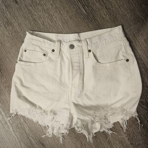 Levi Distressed Denim Women Shorts